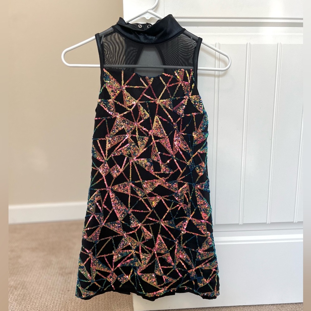 Kids Black Dance Costume Sz XL (16-18)